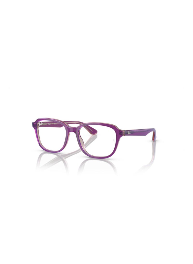 Ray-Ban Jr. Vista Unisex Square  Eyeglasses- RB 1627 - Lens Size-48Mm - Top Purple/Pink/Beige  - Image 1