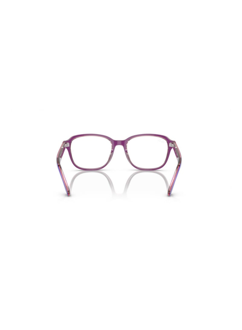 Ray-Ban Jr. Vista Unisex Square  Eyeglasses- RB 1627 - Lens Size-48Mm - Top Purple/Pink/Beige  - Image 3