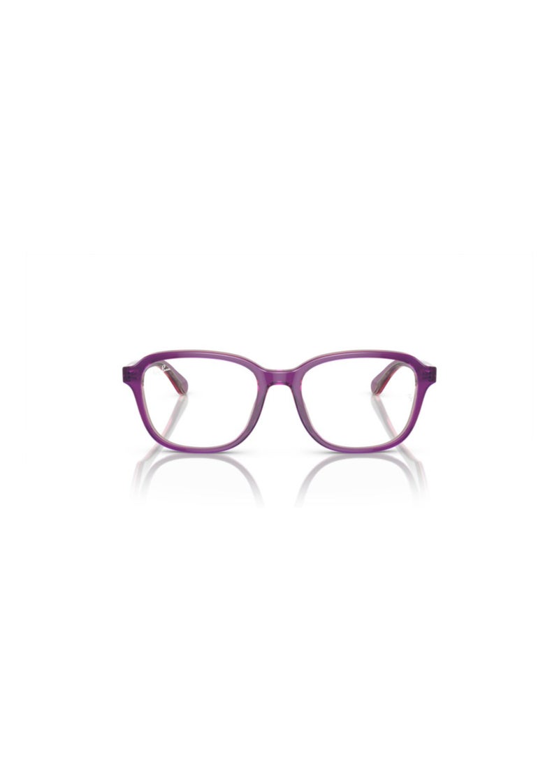 Ray-Ban Jr. Vista Unisex Square  Eyeglasses- RB 1627 - Lens Size-48Mm - Top Purple/Pink/Beige  - Image 5