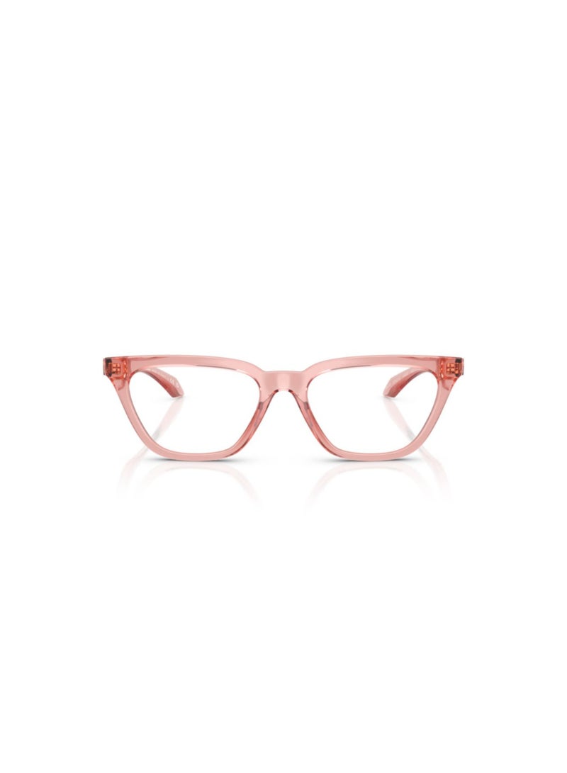VERSACE Women's Cat Eye  Eyeglasses- VE 3352U - Lens Size-53Mm - PEAch - Image 4