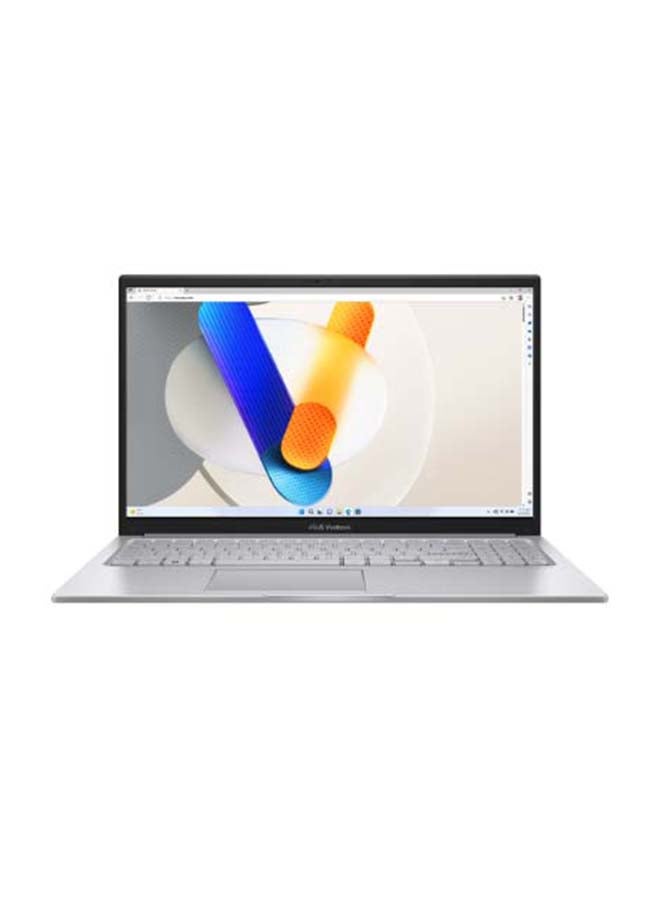 ASUS VivoBook Laptop With 15.6-Inch FHD Display, Core i5-1334U Processor/8GB RAM/512GB SSD/Intel UHD Graphics/Windows 11 (Upgraded Version) English Cool Silver  - Image 1