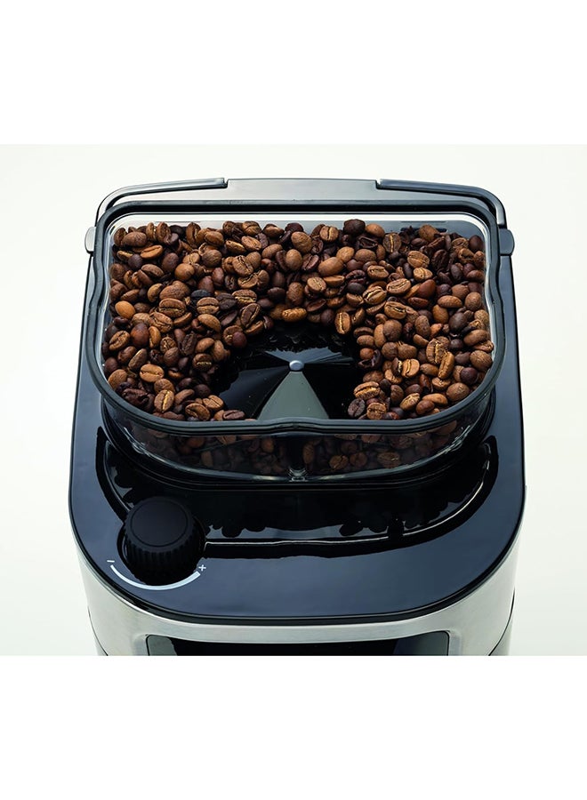 KENWOOD Grind & Brew Coffee Maker with Built-in 220g Burr Grinder, 12-Cup Capacity, 1.5L Water Tank, 900W Power, Digital Touch Display – CMM40, Black/Metal 1.5 L 900 W OWCMM40.000BM black  - Image 2