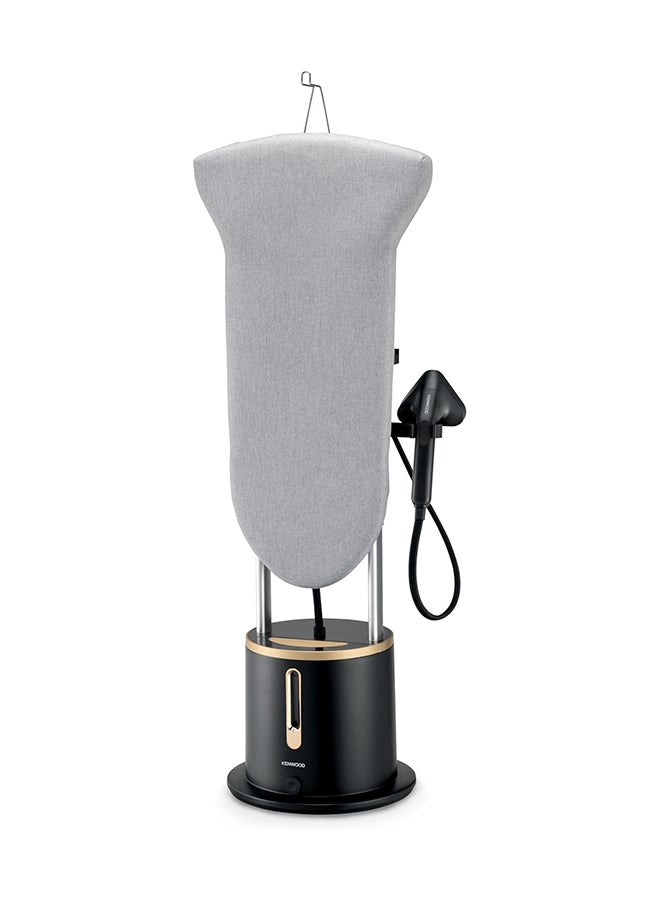 KENWOOD Garment Steamer 2200W, 2L Tank, 95g/min Steam, Long 3-Position Ironing Board, Digital Hand & Base Control, Automatic Shut-Off, GSP80, Black with Gold 2 L 2200 W OWGSP80.400BK black  - Image 2