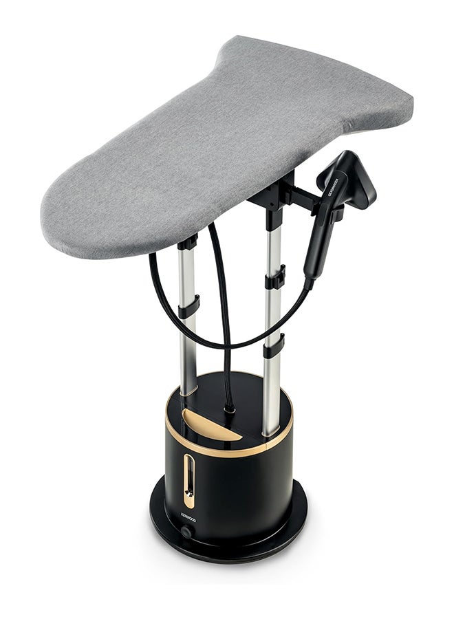KENWOOD Garment Steamer 2200W, 2L Tank, 95g/min Steam, Long 3-Position Ironing Board, Digital Hand & Base Control, Automatic Shut-Off, GSP80, Black with Gold 2 L 2200 W OWGSP80.400BK black  - Image 4