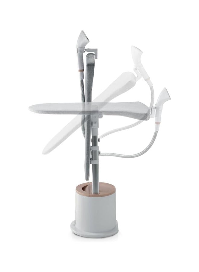 KENWOOD Garment Steamer 2000W,  2L Tank Capacity , 50g /min continues steam, Digital LCD, Adjustable Height, GSP70.300WH, White 2 L 2000 W OWGSP70.300WH white - Image 1
