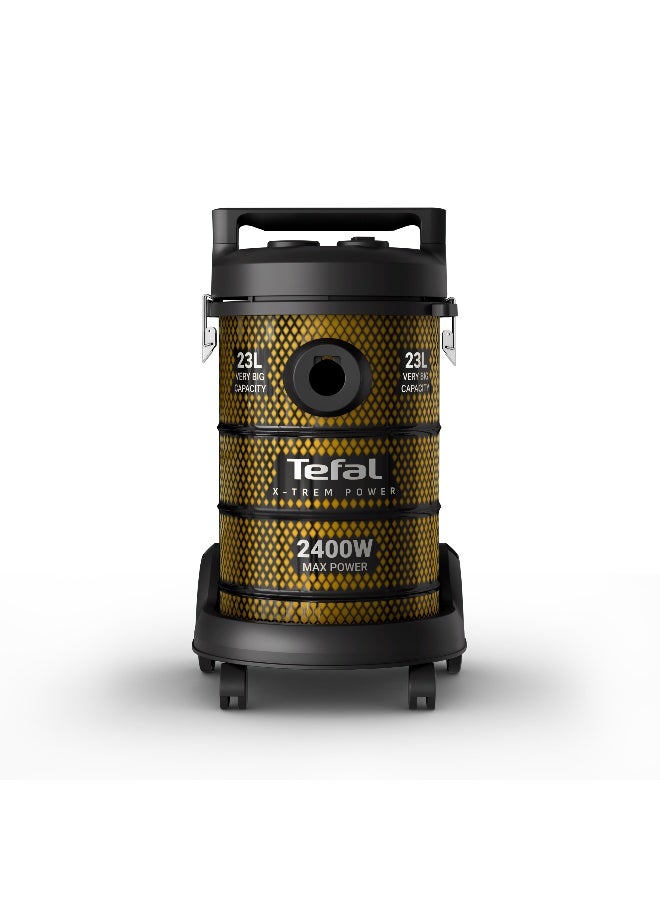 Tefal X-Trem Power Vacuum Cleaner Powerful Performance Xxl 23L Dust Capacity Xxl 8M Cord 23 L 2400 W TW4035M0 gold - Image 2