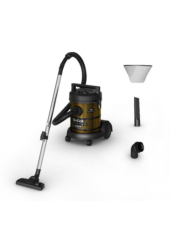 تيفال مكنسة كهربائية إكس-ترم باور 2000 واط أداء قوي سعة 18 لتر كابل 8 متر - Image 1