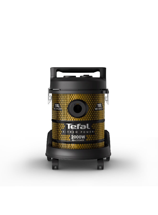 تيفال مكنسة كهربائية إكس-ترم باور 2000 واط أداء قوي سعة 18 لتر كابل 8 متر - Image 2