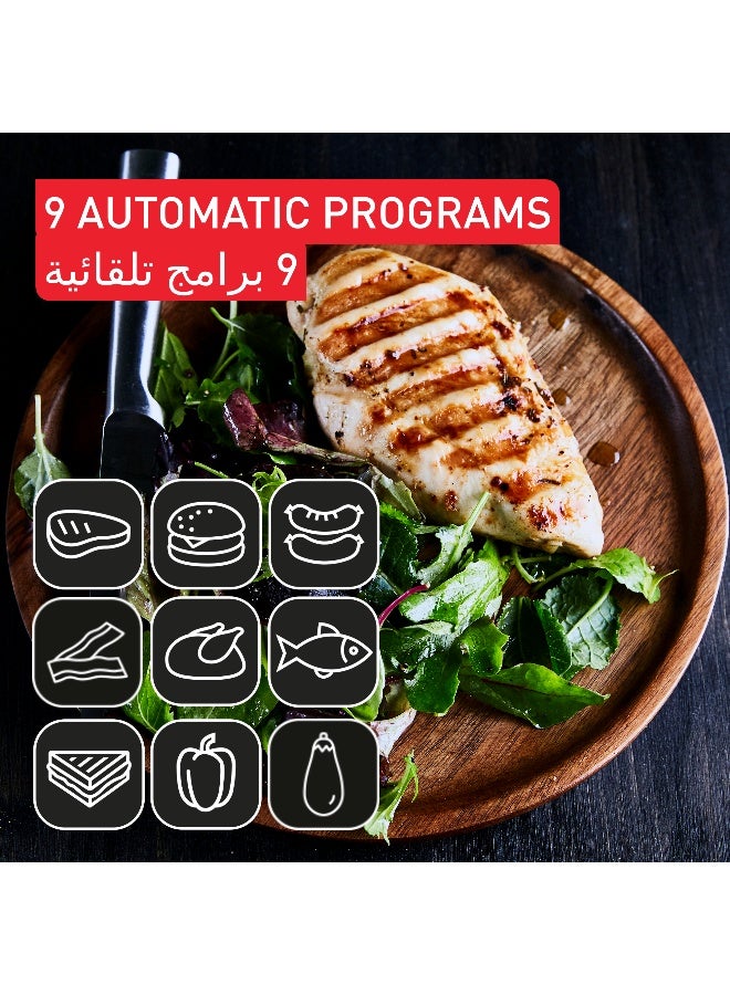 تيفال أوبتي جريل+ XL شواية ذكية للاتصال نتائج مثالية بدون مراقبة 9 برامج تلقائية - Image 5