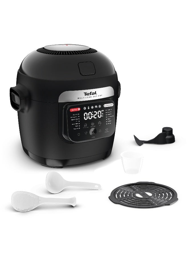 تيفال قلاية هوائية متعددة الاستخدامات أكتيفراي مع 14 برنامج لطهي مقرمشات بسعة طهي متعددة الطبقات - Image 1