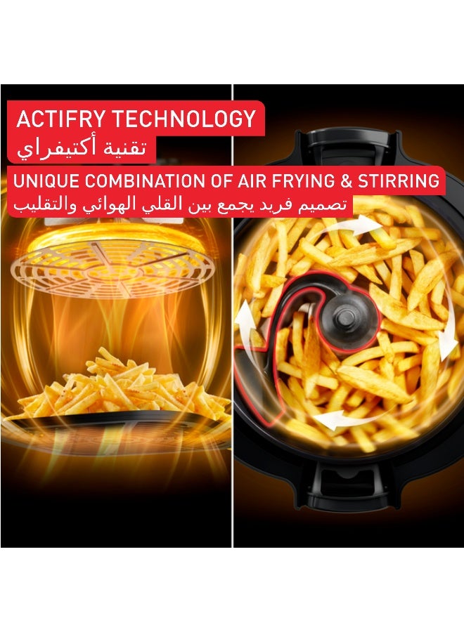 تيفال قلاية هوائية متعددة الاستخدامات أكتيفراي مع 14 برنامج لطهي مقرمشات بسعة طهي متعددة الطبقات - Image 4