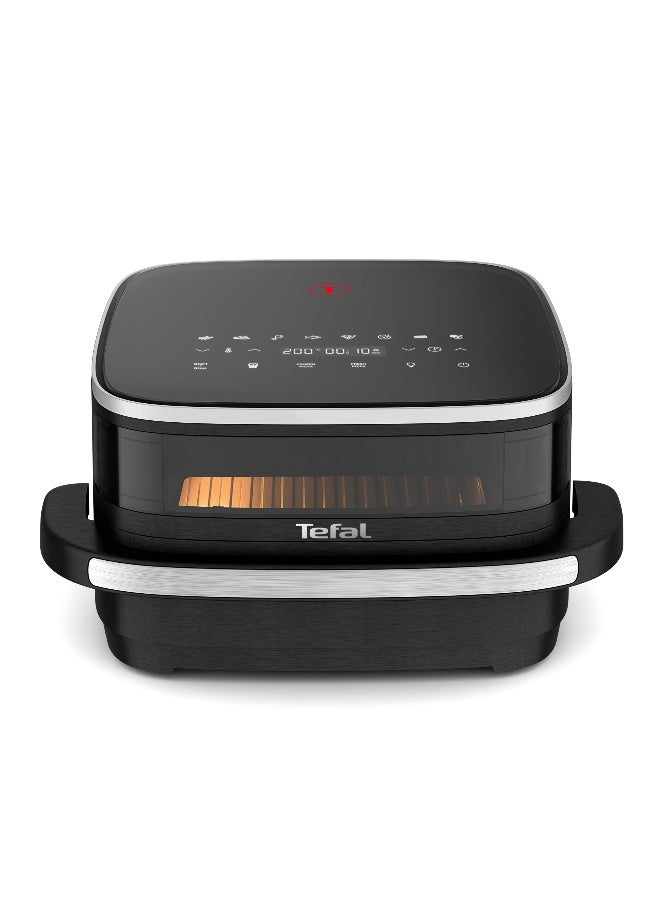 تيفال إيزى فراى إكس إل سطح كبير قلاية هوائية سلة واسعة تصل إلى 1 كجم من البطاطس المقلية تصميم مدمج تقنية إضافية للقرمشة نافذة عرض - Image 2