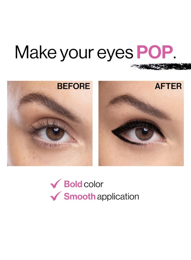 ويت اند وايلد قلم كحل وايت ن وايلد كولور آيكون - لون غني عالي الصبغة، تطبيق كريمي ناعم، لمسة نهائية غير لامعة تدوم طويلاً، خالي من القسوة - سمعا بني الآن! - Image 3