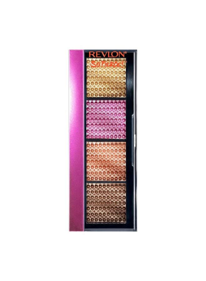 ريفلون Revlon So Fierce Prismatic Eyeshadow Palette, Eye Makeup, Ultra Creamy Pigmented in Blendable Matte & Pearl Finishes, 966 The Big Bang, 0.21 oz 966 The Big Bang - Image 1