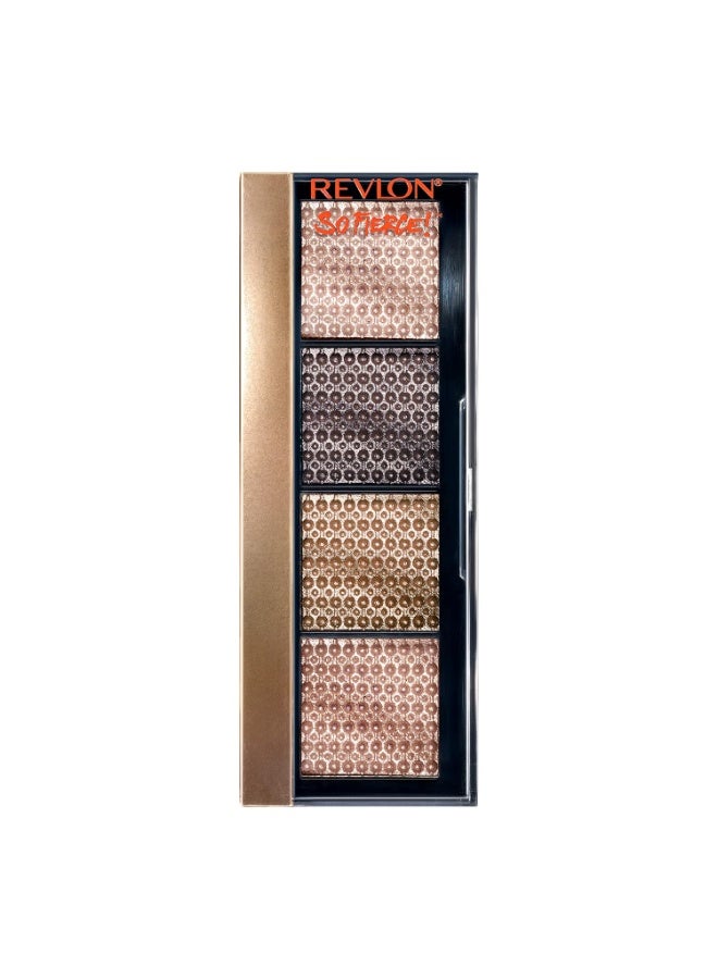 ريفلون So Fierce Prismatic Eyeshadow Palette, Eye Makeup, Ultra Creamy Pigmented in Blendable Matte And Pearl Finishes, 0.21 oz 961 That's A Dub - Image 1