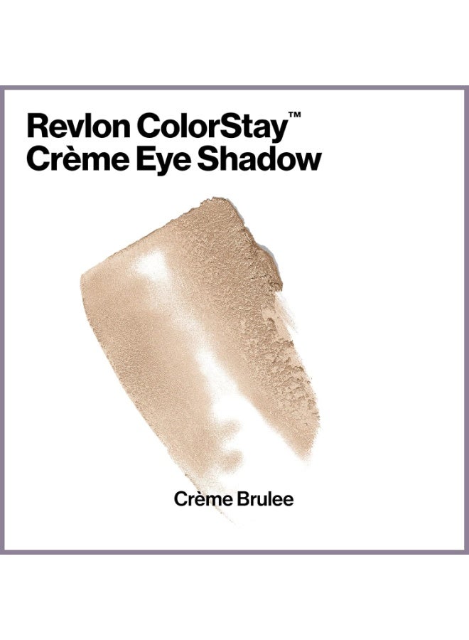 ريفلون Crème Eyeshadow, ColorStay 24 Hour Eye Makeup, Highly Pigmented Cream Formula in Blendable Matte And Shimmer Finishes, 705 0.18 Oz Crème Brulee - Image 5