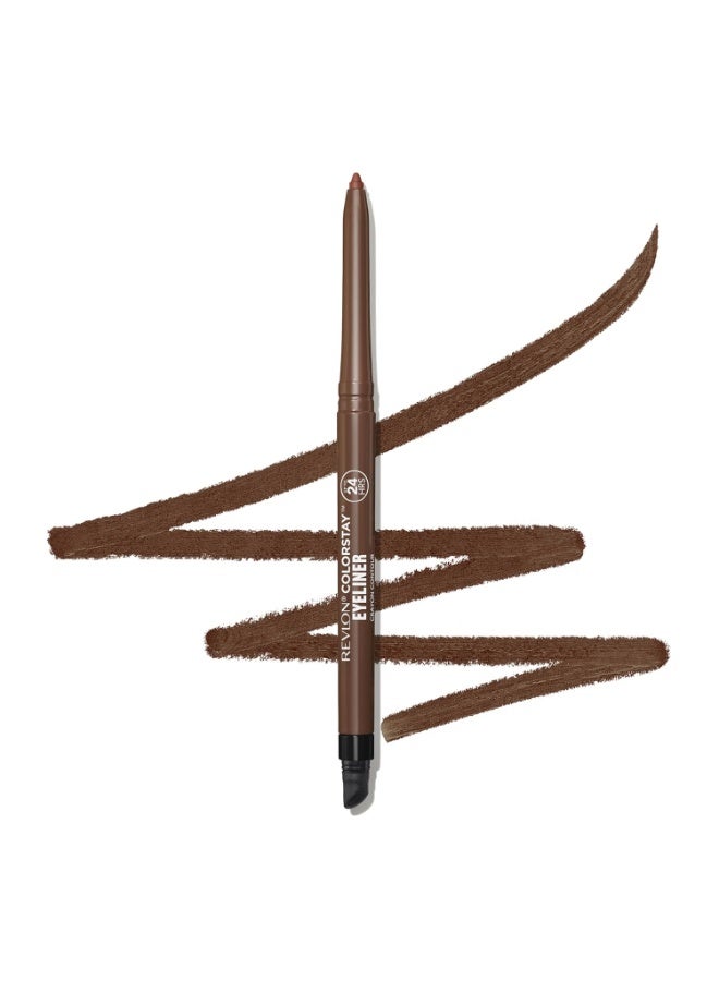 ريفلون قلم تحديد العيون المقاوم للماء ColorStay، مقاوم للتلطخ، مكياج عيون مع شاربنر مدمج، قد يختلف التعبئة، 203 0.01 أونصة - Image 3