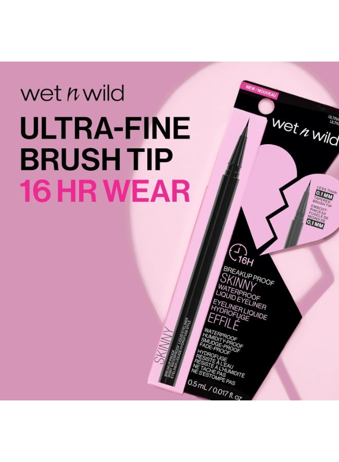 ويت اند وايلد كحل سائل مقاوم للانفصال - فرشاة فائقة الدقة، مقاوم للماء، يدوم طويلاً - خالي من القسوة ونباتي - (عبوة من 2) - Image 3