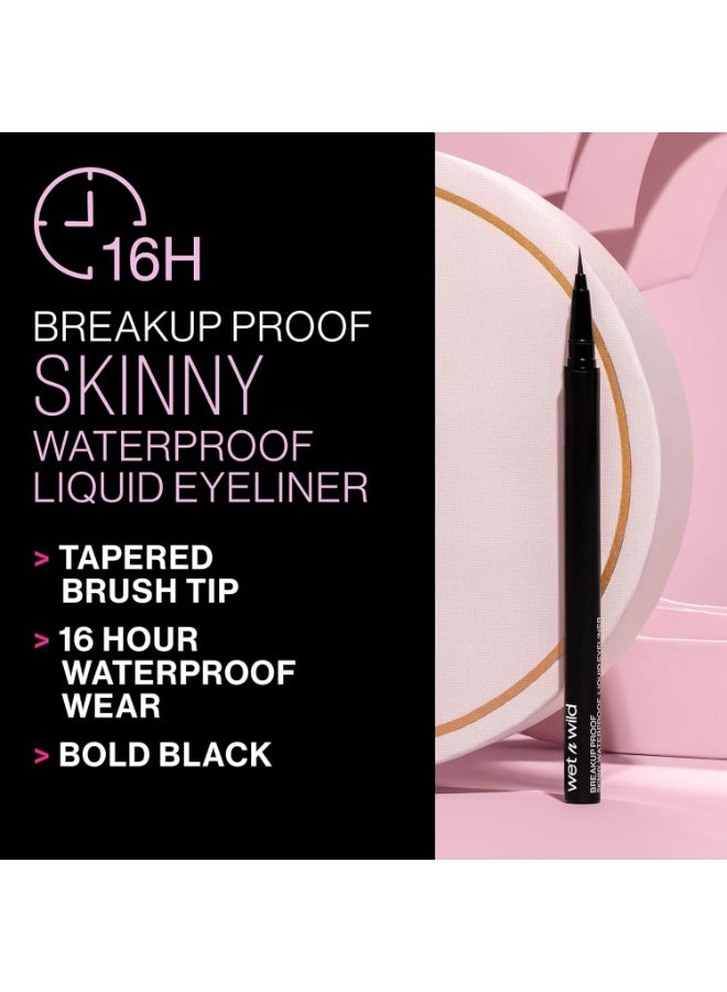 ويت اند وايلد كحل سائل مقاوم للانفصال - فرشاة فائقة الدقة، مقاوم للماء، يدوم طويلاً - خالي من القسوة ونباتي - (عبوة من 2) - Image 2