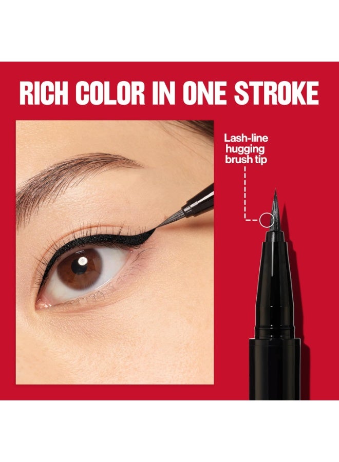 ريفلون ColorStay Lash Serum + Liner, Waterproof Eyeliner, Healthier Looking Eyelashes, Smudge-Resistant Flexible Brush Tip, 001 001 Blackest Black - Image 3