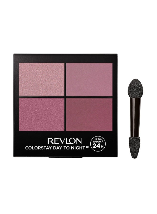 ريفلون ColorStay Day To Night Eyeshadow Quad, Longwear Shadow Palette with Transitional Shades and Buttery Soft Feel, Crease And Smudge Proof, 0.16 oz 575 Exquisite - Image 1