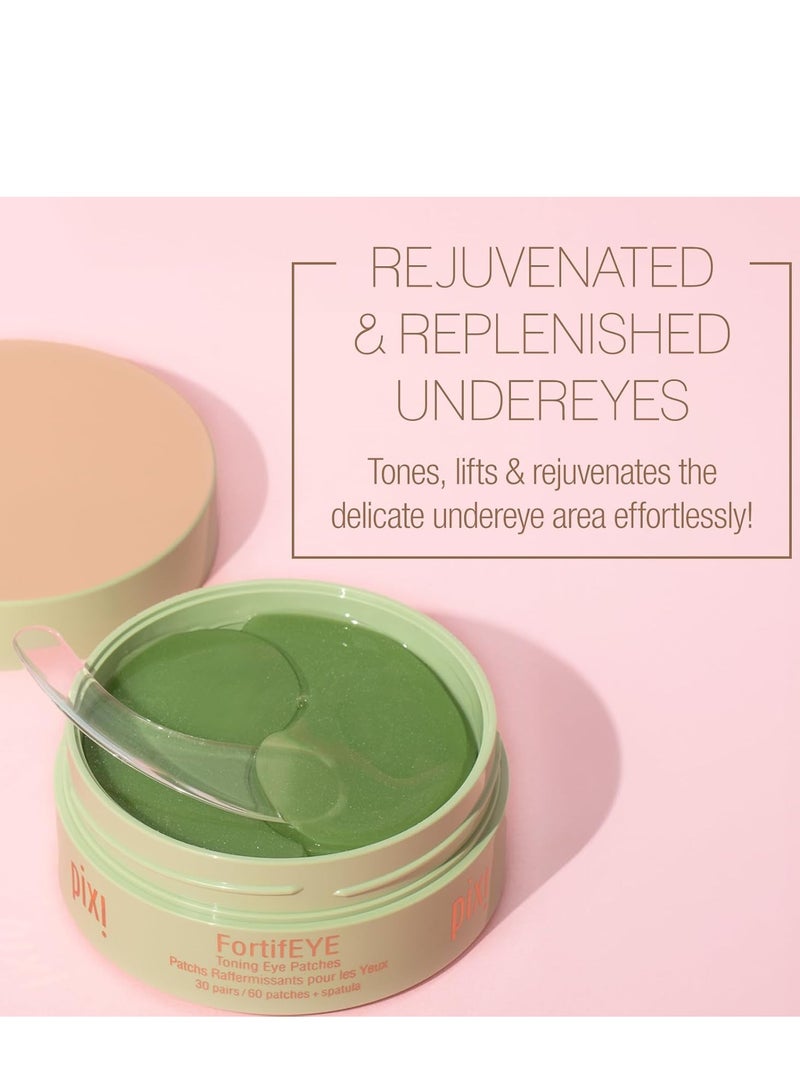 pixi Pixi FortifEYE Firming Hydrogel Under-Eye Patches, Collagen to Energize & Tone Eye Area, 30 Pairs / 60 Patches 30 Pairs, 60 PatchesNone - Image 4