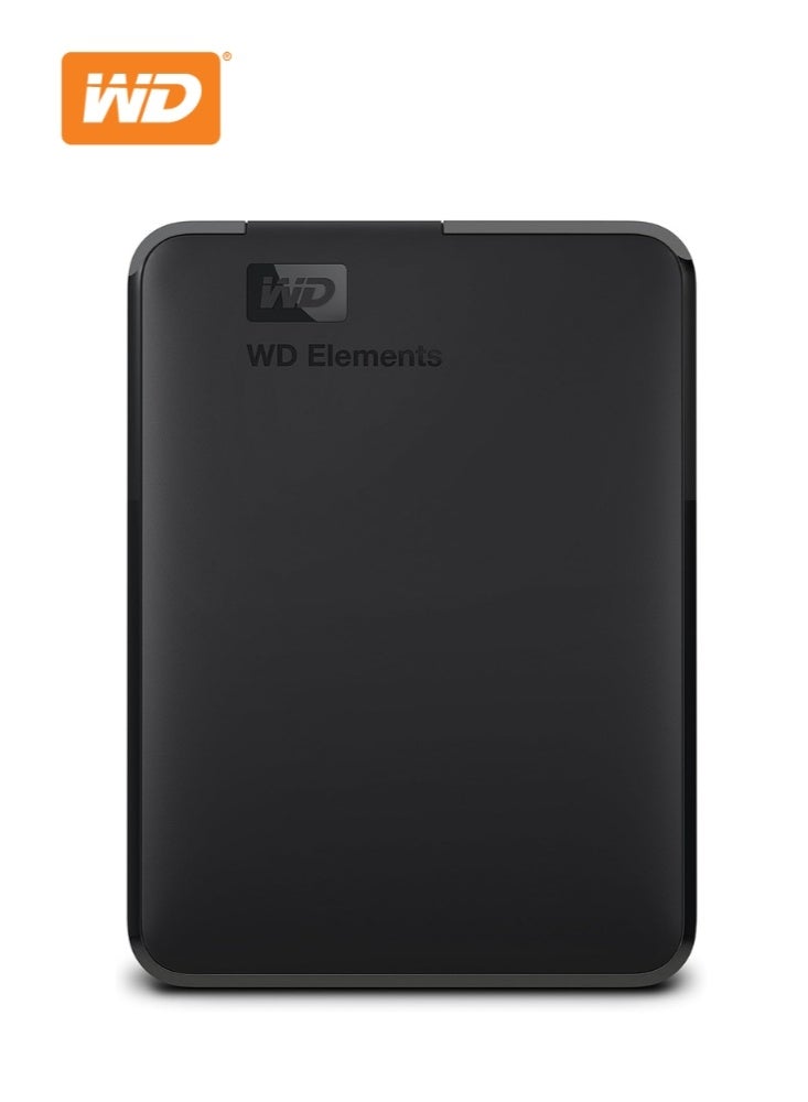 WD Western Digital WD 2TB Elements Portable External Hard Drive USB 3.0 Compatible with PC, PS4 and Xbox - Black 2 TB  - Image 1