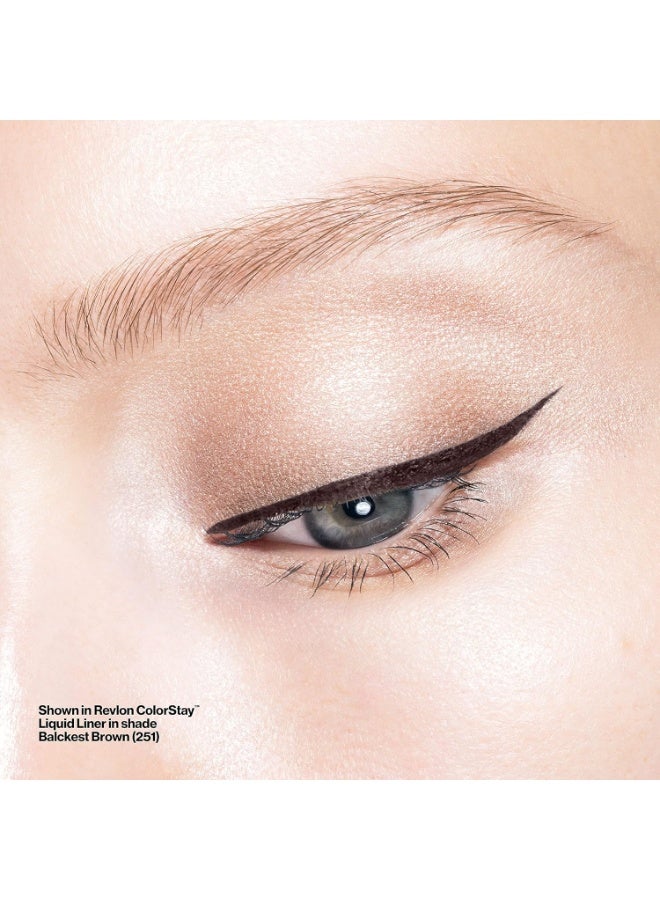ريفلون Revlon Liquid Eyeliner, ColorStay Eye Makeup, Waterproof, Smudgeproof, Longwearing with Ultra-Fine Tip, 251 Blackest Black, 0.08 Fl Oz (Pack of 1) Blackest Black - Image 3