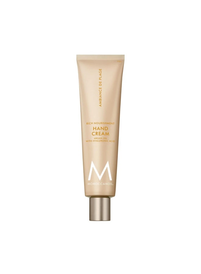 Moroccanoil Hand Cream Color: Ambiance de Plage 3.4 Fluid OuncesFluid Ounce - Image 1