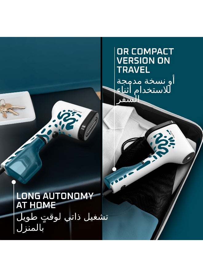 تيفال بخار الملابس المنزلي والسفري من بيور بوب 2 خزان ماء استقلالية طويلة في المنزل مدمج وجاهز للسفر - Image 3
