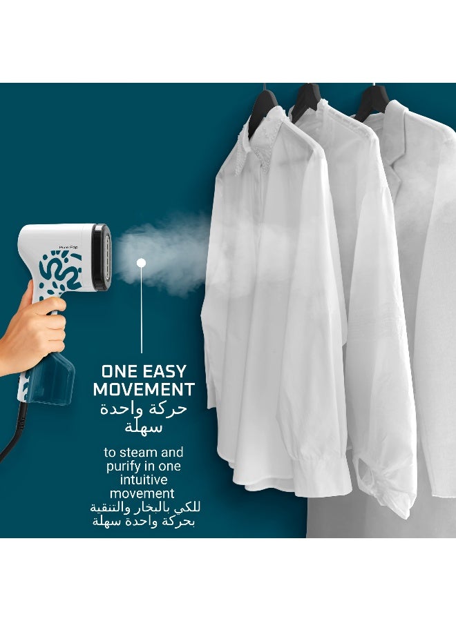 تيفال بخار الملابس المنزلي والسفري من بيور بوب 2 خزان ماء استقلالية طويلة في المنزل مدمج وجاهز للسفر - Image 4