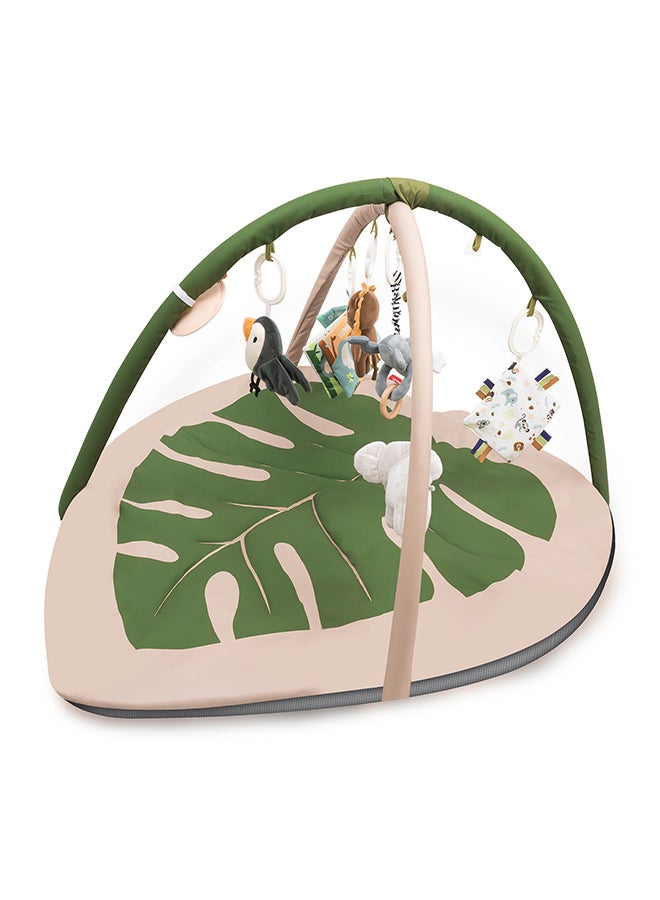 Moon Forest Theme Baby Play Mat With 7 Detachable 0 To 18 Month Beige - Image 1