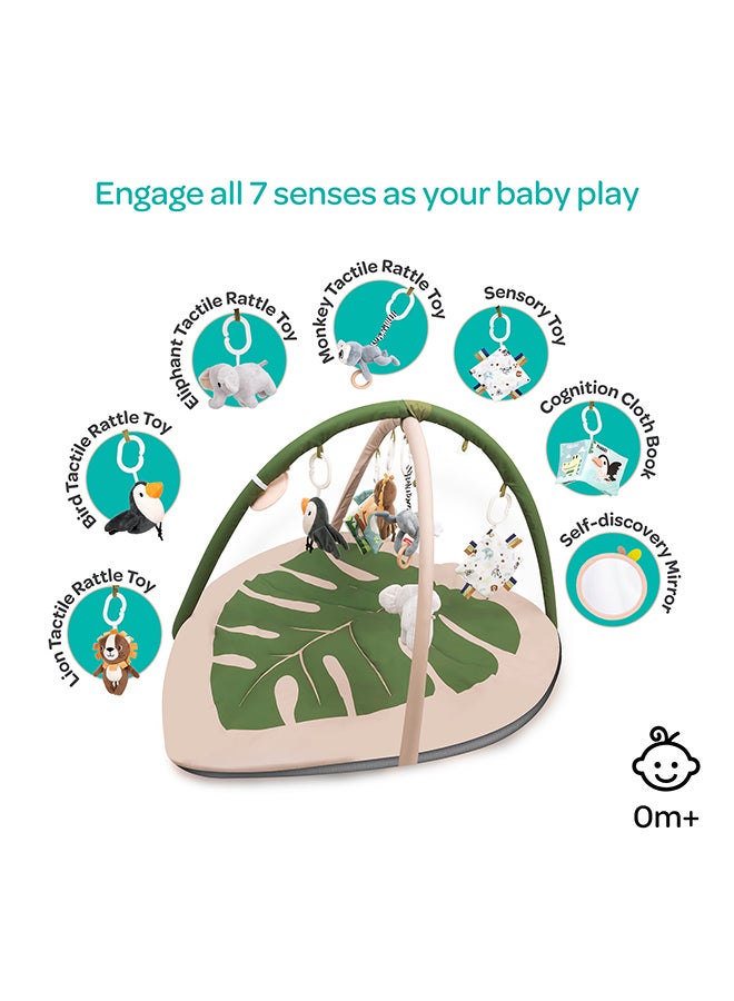 Moon Forest Theme Baby Play Mat With 7 Detachable 0 To 18 Month Beige - Image 3