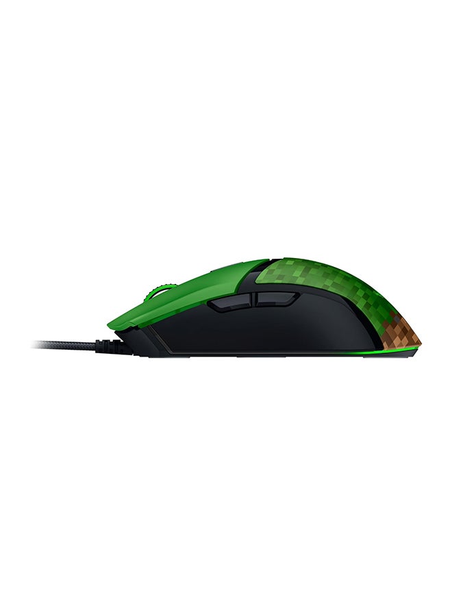 RAZER Cobra Wired Gaming Mouse: 58g Lightweight, Gen-3 Optical Switches, Chroma RGB Lighting Underglow, Precise 8500 DPI Optical Sensor, 100% PTFE Mouse Feet, Speedflex Cable - Minecraft Edition  - Image 3