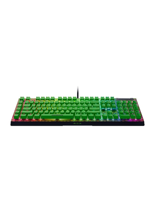 RAZER BlackWidow V4 X Mechanical Gaming Keyboard: Green Switches Tactile & Clicky - 6 Macro Keys - Chroma RGB - Doubleshot ABS Keycaps - Sound Dampening & Stabilizers - Minecraft Edition  - Image 3