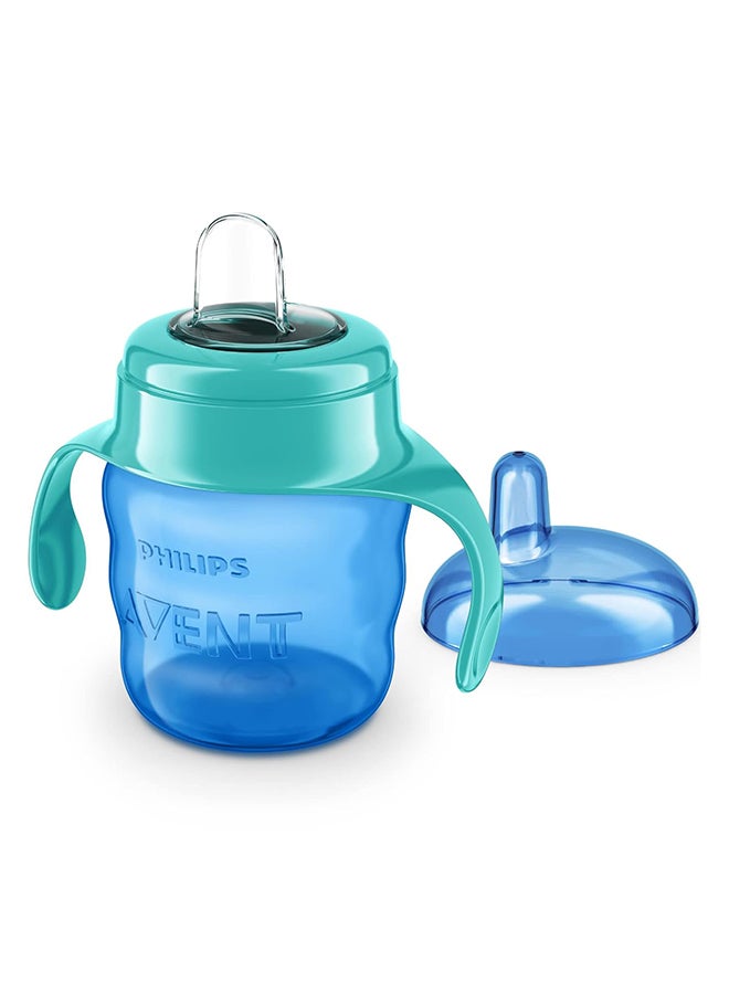 كوب سيليكون كلاسيكي بفتحة ناعمة | مع مقبض | 200 مل | أزرق/أخضر | 6 شهور وما فوق | SCF551/05 - Image 5