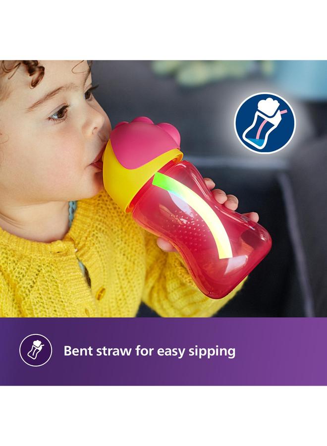 Philips Avent Straw Cup, 10oz/300ml (Assorted Colour, Plastic) 12M+ - Image 5