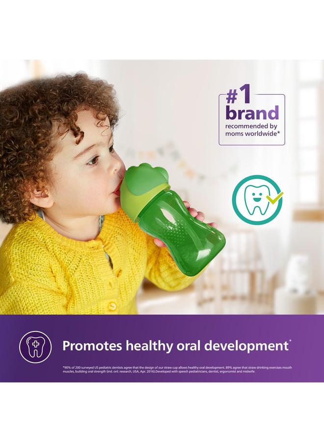 Philips Avent Straw Cup, 10oz/300ml (Assorted Colour, Plastic) 12M+ - Image 3