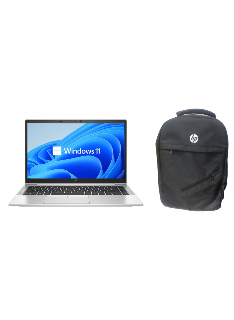 HP Renewed HP EliteBook 840 G7 | Intel Core i5-10th GEN(U) | 14" inch | RAM 8G| Hardisk 256G | 6 Months Warranty with bag English Silver - Image 4