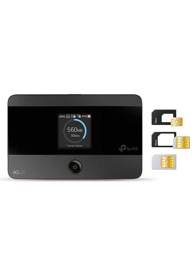 TP-LINK Renewed - M7350 4G LTE MiFi, Portable Travel Wi-Fi, SD Card Slot, Unlocked Mobile Wi-Fi Hotspot, 8 Hours Long Lasting Battery, Easy tpMiFi App Management black - Image 3