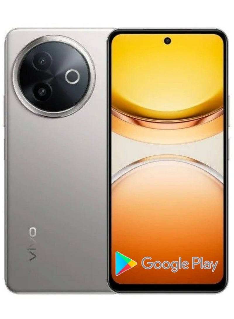 فيفو Y300i 5G (256GB 12GB RAM) تيتانيوم NFC | مواصفات صينية | بطارية 6500mAh شحن سلكي 44W | Qualcomm SM4450 Snapdragon 4 Gen 2 (4 نانومتر) هاتف ذكي بشاشة 6.68 إنش 120Hz كاميرا 50MP فيديو 1080p | سمك 8.1 مم | OriginOS 5 أندرويد 15، OriginOS 5 | مع دعم Google Play - Image 1