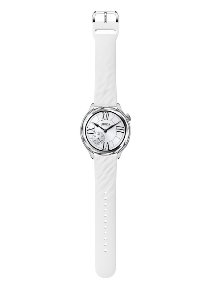 Xiaomi 486 mAh Xiaomi Watch S4 Silver |Smartwatch| 1.43" AMOLED display, Long battery life, Bluetooth calling, Noise reduction, Advanced health detection, 15 days battery life silver  - Image 3