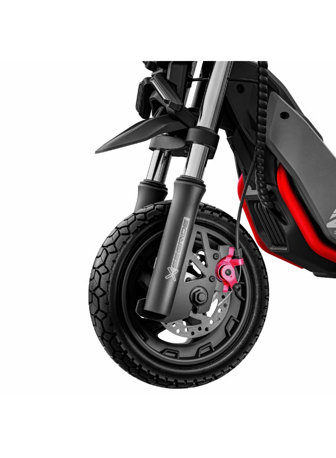 ناين بوت سكوتر كهربائي ZT3 Pro، سرعة 25 كم/س، مدى 70 كم، محرك 1600 واط، إطارات بدون أنابيب 11" للطرق الوعرة، نظام تعليق، شاشة TFT ذكية، خاصية العثور على أبل، فرامل مزدوجة – أسود - Image 3