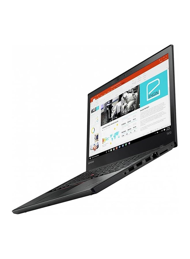 Lenovo Renewed - Thinkpad T470 Laptop With 14-Inch HD Display, Intel Core i7-7600U Processor/7th Gen/Dual Core/8GB RAM/256GB SSD/‎Intel HD 620 Graphics/Windows 10 Pro English black  - Image 2