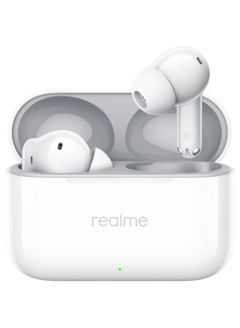 realme Buds T200 TWS Earbuds with 13mm Dynamic Bass Driver, Bluetooth 5.3 - Snowy White Snowy white  - Image 1