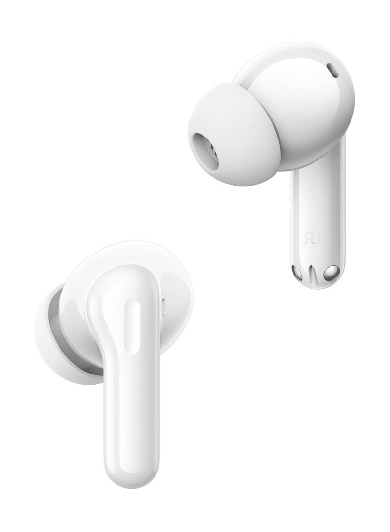 realme Buds T200 TWS Earbuds with 13mm Dynamic Bass Driver, Bluetooth 5.3 - Snowy White Snowy white  - Image 3