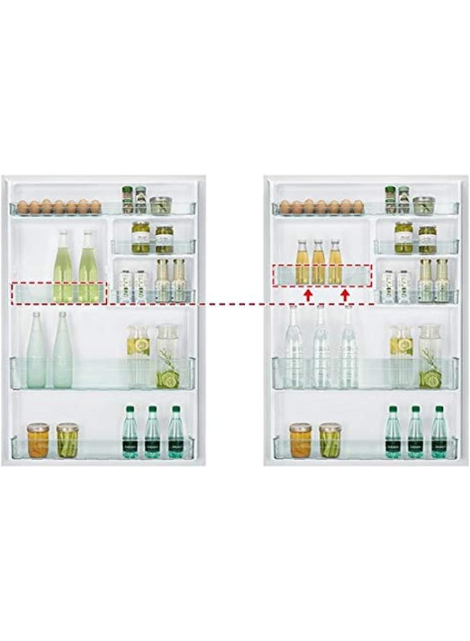 HITACHI 990L Gross Top Mount Double Door Premium Refrigerator, 10 Year Warranty on Inverter Compressor, 2 Doors Fridge, Dual Fan Cooling, LED Panel, Twist Ice Tray 452.6 kW RV990PUK1K1BSL Brilliant Silver - Image 4