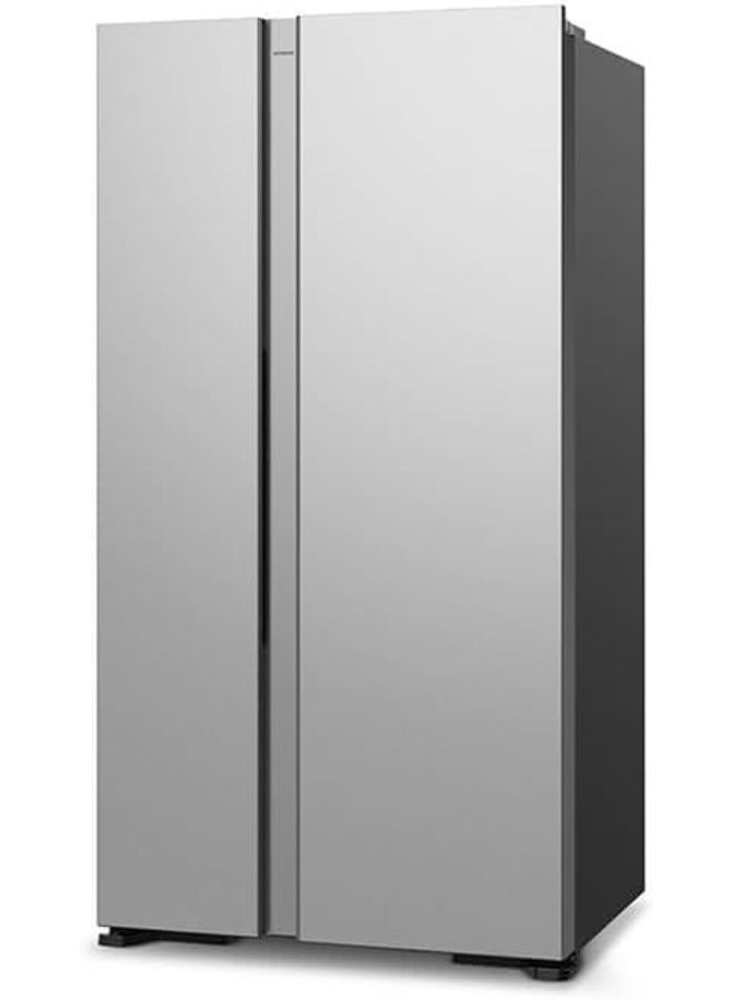 HITACHI 700L Gross Side by Side 2 Door Refrigerator, 10 Year Warranty on Inverter Compressor, No Frost Fridge, Dual Fan Cooling-Quick Freezing-LED Panel-Easy Twist Ice Maker RS700PUK04GS Glass Silver - Image 2