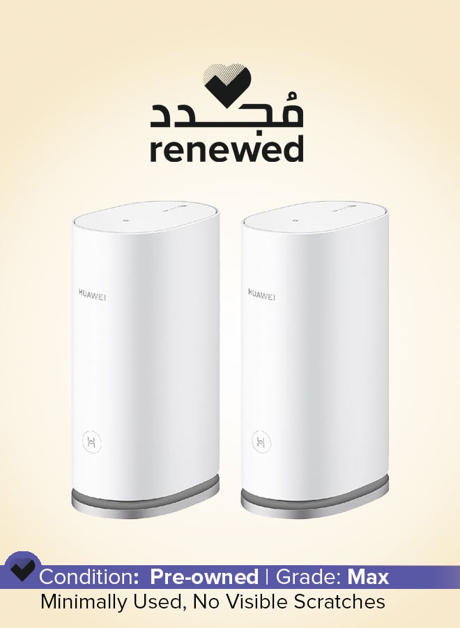 HUAWEI Renewed - WiFi Mesh 3 AX3000 -2 packs Whole-Home Mesh System white - Image 1