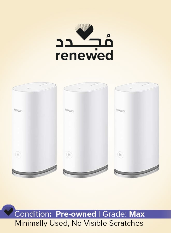 HUAWEI Renewed - WiFi Mesh 3 Pack of 3 Whole-Home Wi-Fi System white - Image 1
